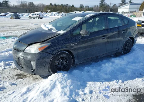 2013 Toyota Prius Two z USA, uszkodzony, nr VIN JTDKN3DU2D0340443